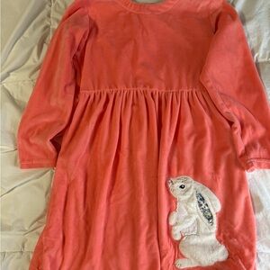 Adorable Pink Bunny Kids Dress